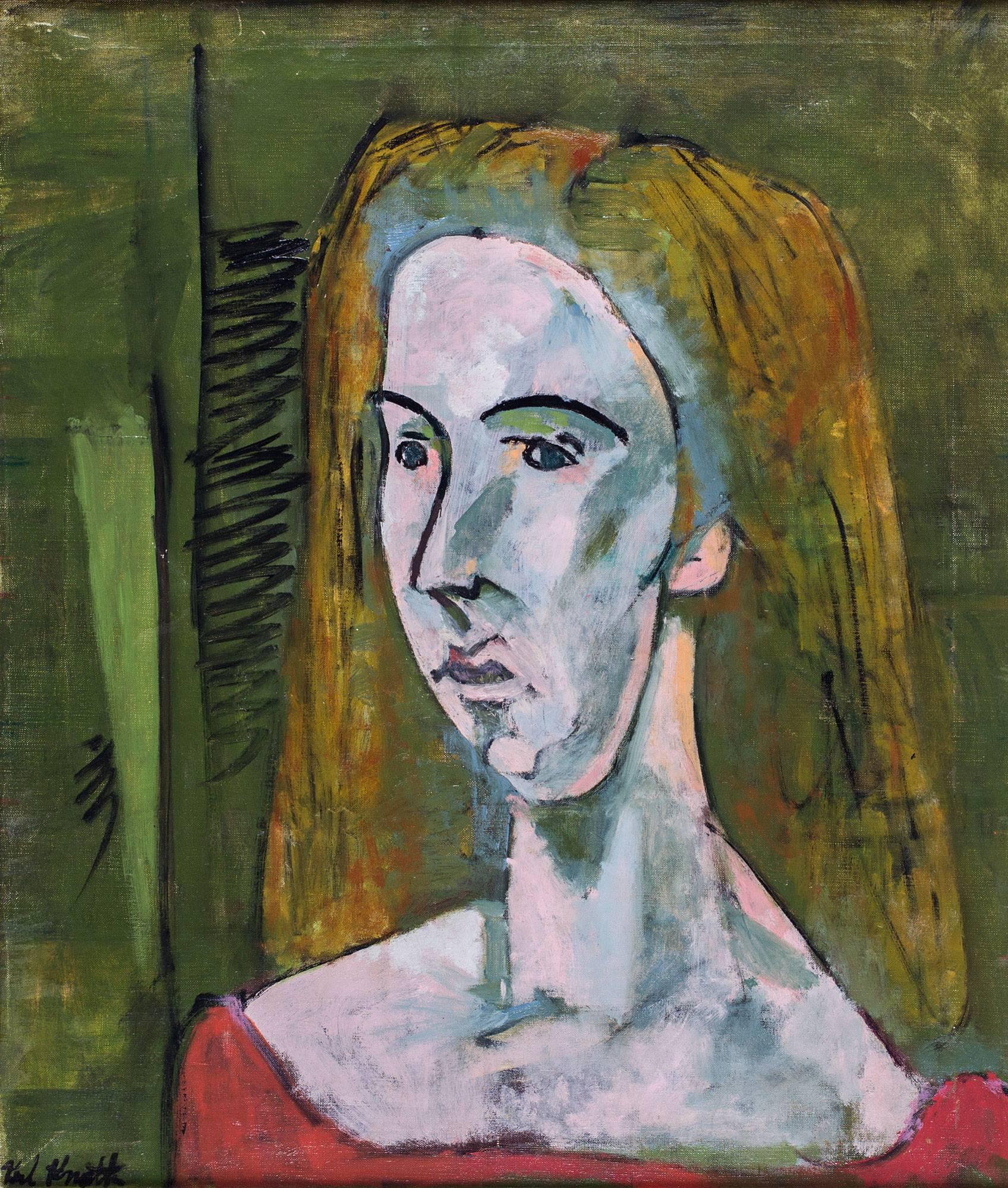 Karl Knaths Portrait Painting - Portrait of Mary