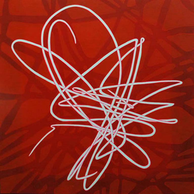 Lucy Soni Abstract Painting - Dreaming of Jetstreams