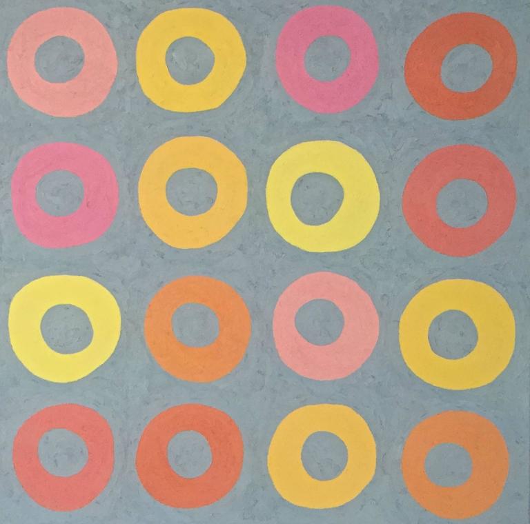 Sara Genn Abstract Painting - A Fine Grind