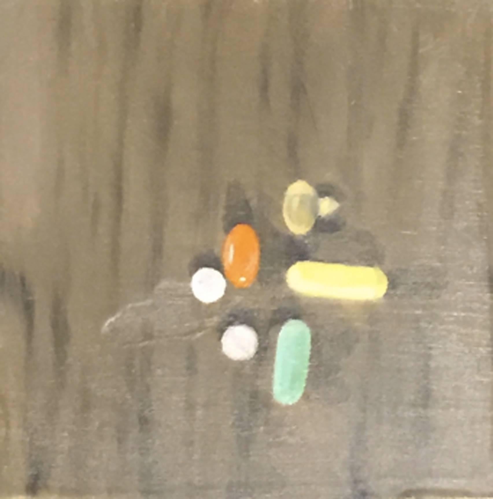 Holland Cunningham Still-Life Painting - Pills Linda