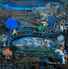 Untitled, Figurative, Acrylic on Canvas by Modern Indian Artist "In Stock"