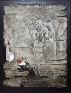 Untitled, Fiber Glass, Mixed Media on Board by Indian Artist "In Stock"