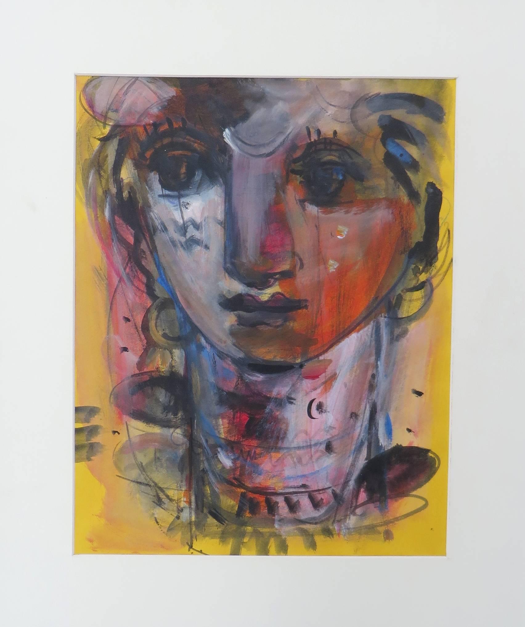 Faces, Moods, Expression, Mixed Media work by Contemporary Artist 