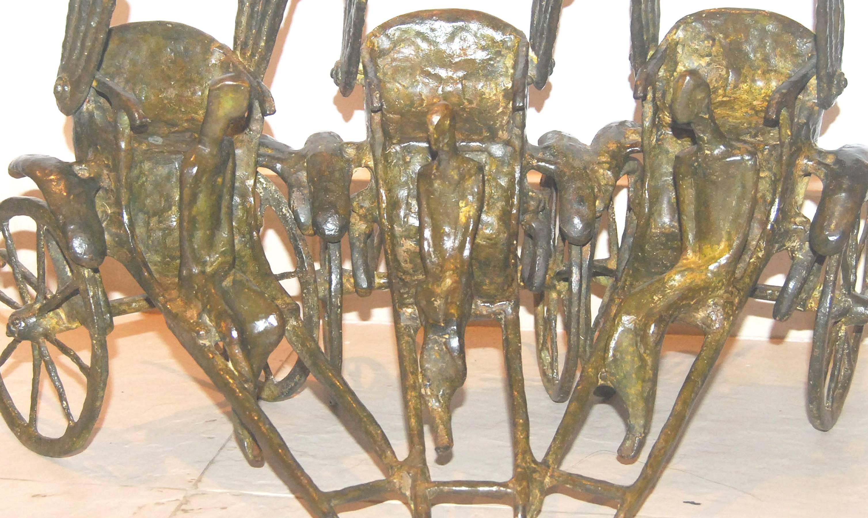 Risciò - Sculpture di Tushar Kanti Das Roy