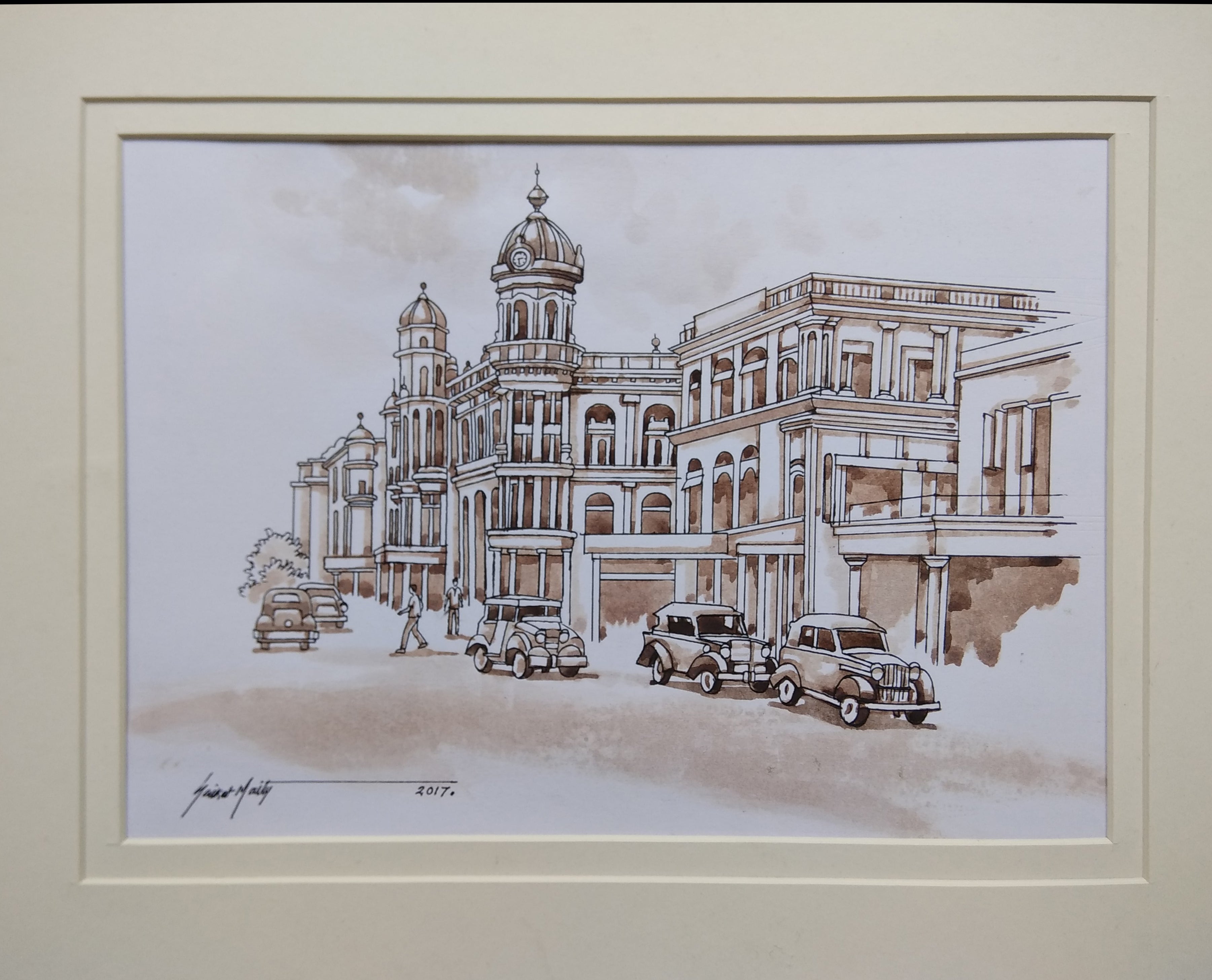 Saikat Maity Old Kolkata Painting Heritage Building