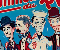 "Pioneers of Laughter, " Original Color Lithograph Vintage Poster