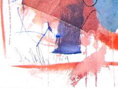 "Color Weights, " Mixed Media (watercolor paper & India Ink) signed