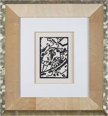Improvisation Seven from Klange Series (original black and white woodcut)