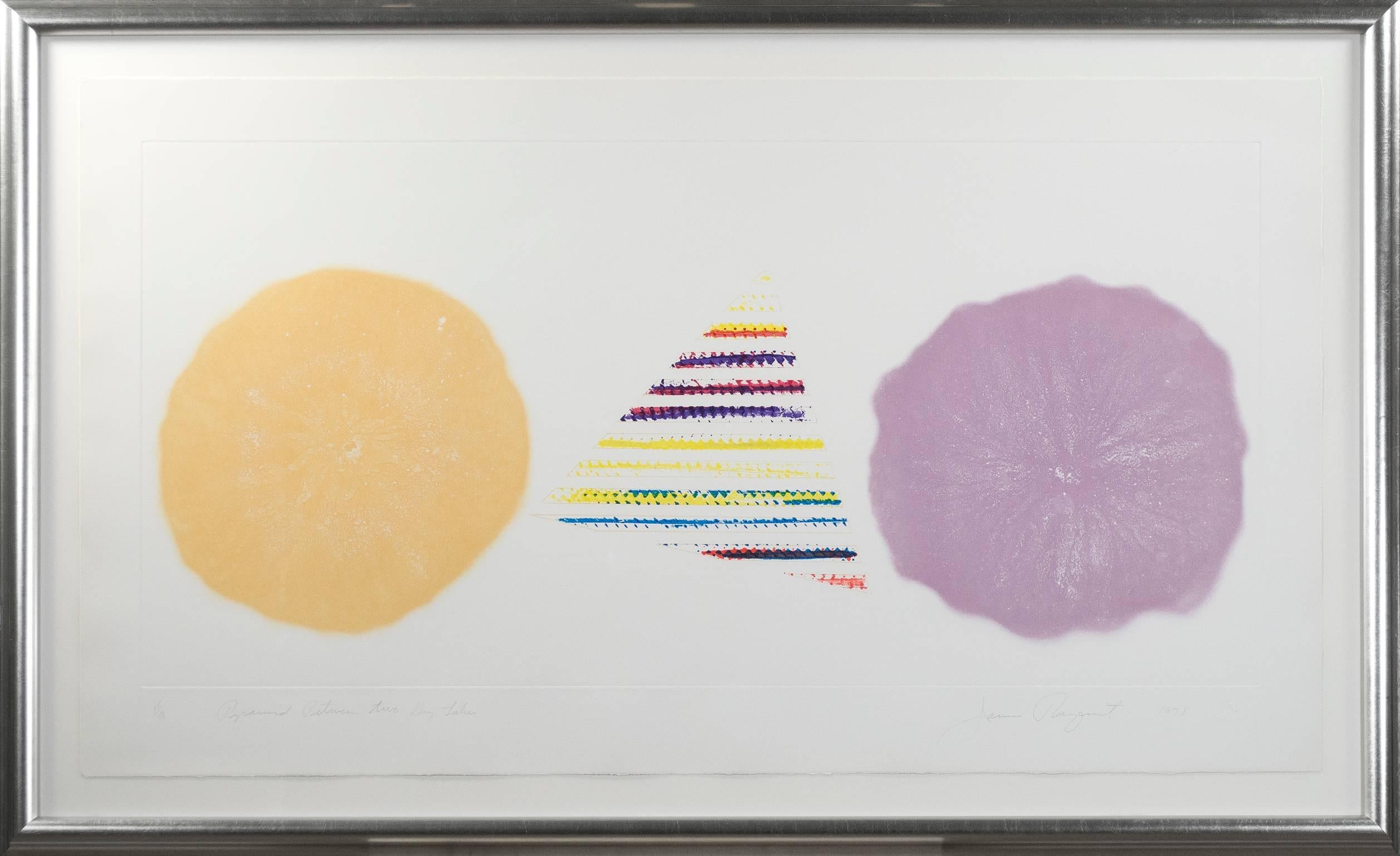 Pyramid Between Two Dry Lakes - Print by James Rosenquist