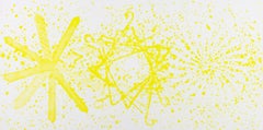 Vintage "More Points on a Bachelor's Tie" an Yellow Etching signed by James Rosenquist