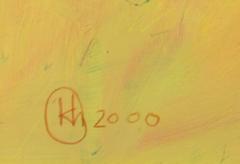 "Heaven, " an Acrylic on Paper signed and dated by Karen Hoepting