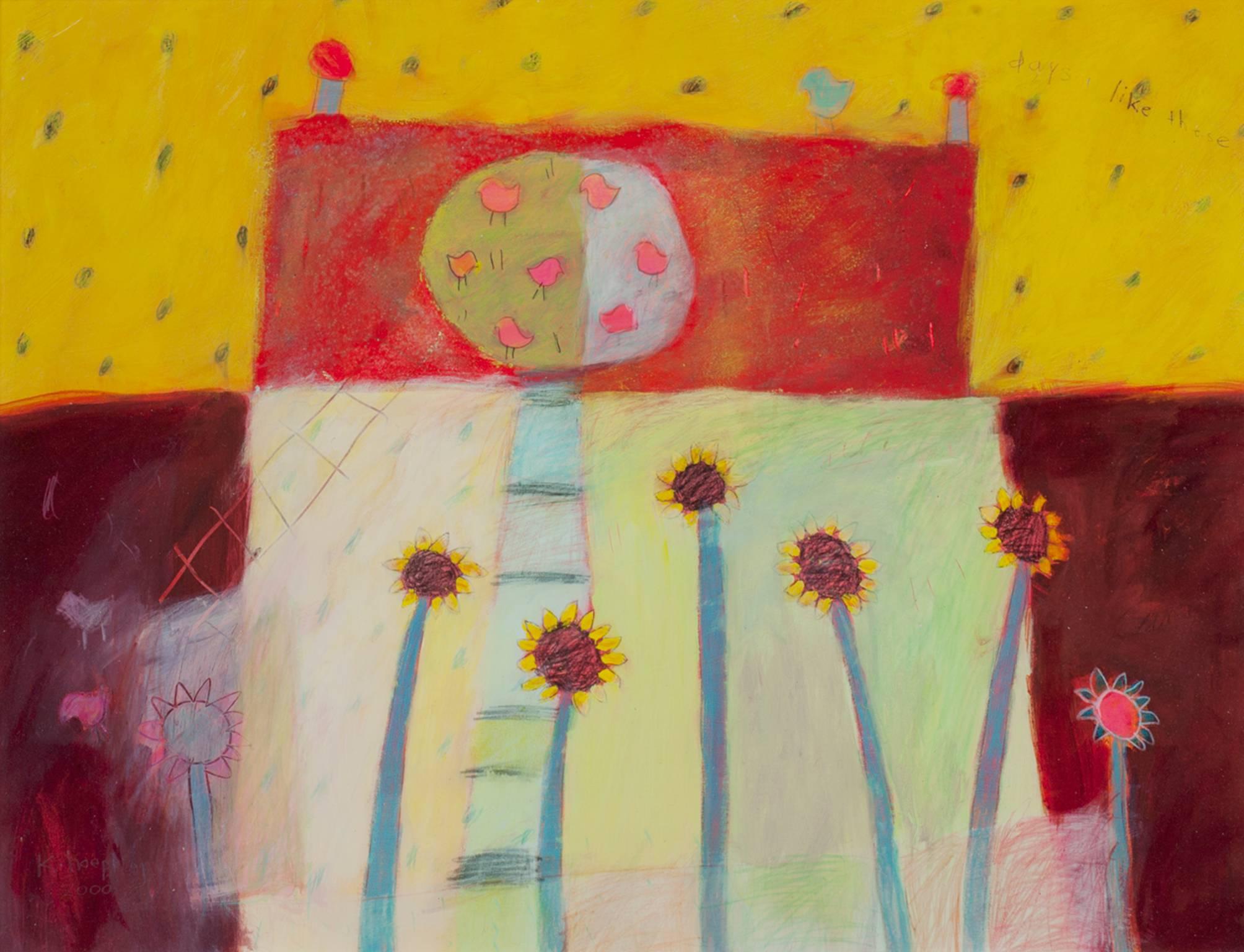 "Days Like These," an Acrylic on Paper by Karen Hoepting 