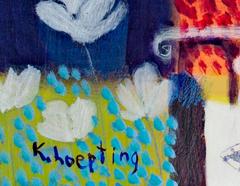 «Cindy in the Sky», acrílico sobre lienzo, firmado por Karen Hoepting