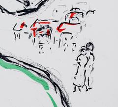 « L'Artist Phoenix Poster », une affiche de lithographie colorée originale de Marc Chagall