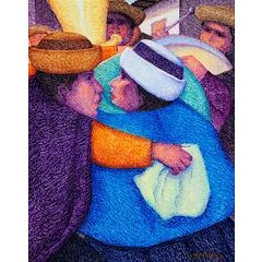 El Baile (oil on jute) 1