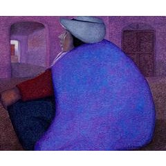 Descanso, Peru (Woman) oil on jute 7