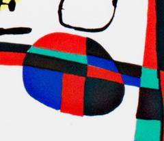 "Terres de Grande Feu, Miró-Artigas, " an Original Color Poster by Joan Miró