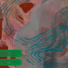 "Jardines colgantes de Babilonia 5", acrílico sobre lienzo firmado por Ananda Kesler