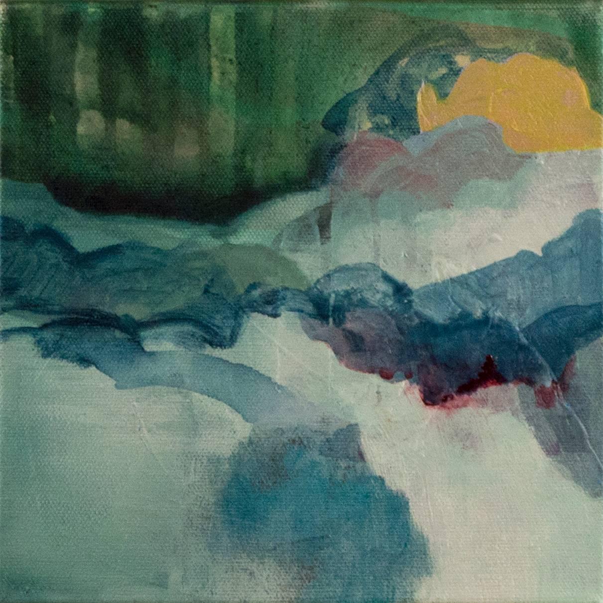 "A Glimpse of Heaven Inside" is Ananda Kesler's 2016 acrylic on canvas abstract landscape painting, signed on verso.

8" x 8"

Ananda Kesler was born in Haifa, Israel. In 2002 she received her BA in Fine Art from the University of Iowa. She has