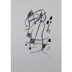 From Maravillas con Variaciones Acrosticas en el Jardin de Miro (original litho) 4