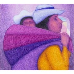 Dora Y Su Bebe (oil on jute canvas) 2
