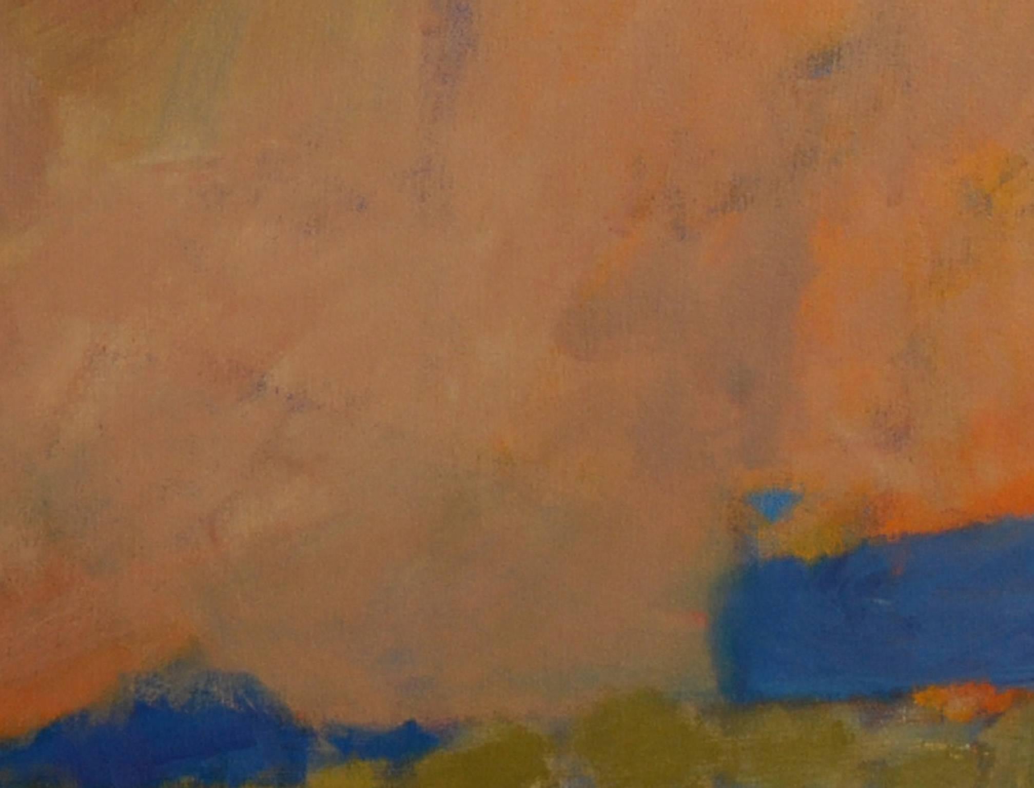 Abstraktes Acrylgemälde auf Leinwand 