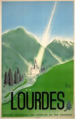 Vintage Lourdes (Societe Nationale des Chemis de Fer Francais)