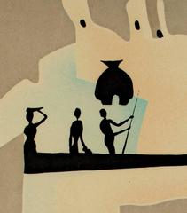 "Croisieres Etoile Du Sud, " an Original Color Lithograph by Berny Et Peignot