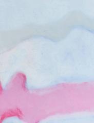 "Landscape Blue, Violet, White, " a Pastel by Sue Bartfield