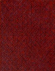 "Inset-Red", un pigmento a olio e bronzo di Todd Boppel