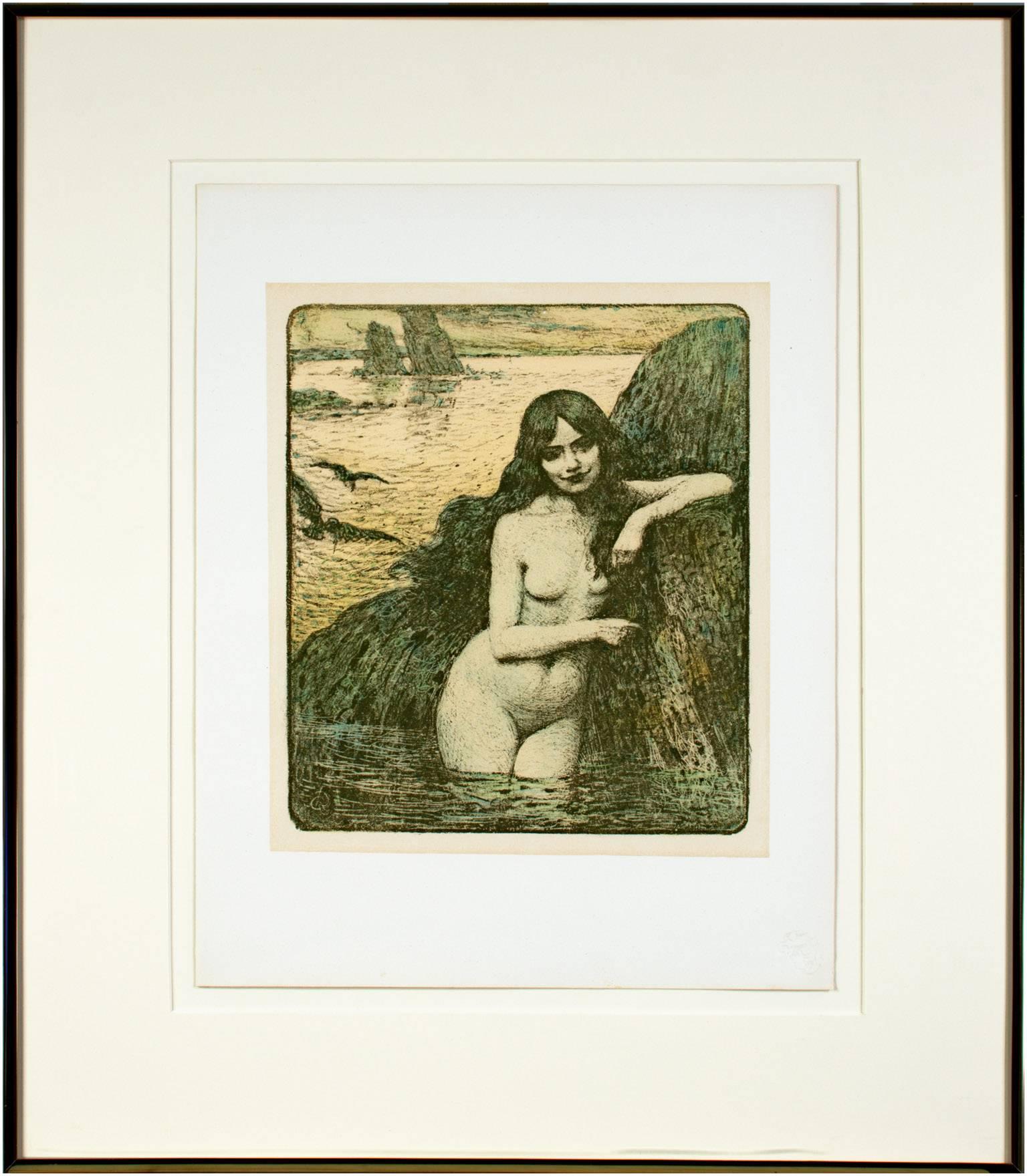 Sirene (L'Estampe Moderne II) - Print by Charles François Prosper Guérin