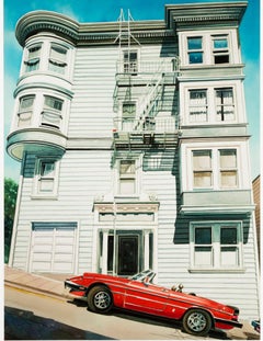 "San Francisco, " a Watercolor signed by Bruce McCombs