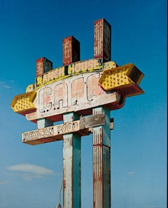 "Tucumcari Ranch House Cafe Sign NM, " Photograph on Canvas by Thomas Ferderbar