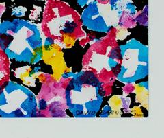 "Morph Dog Madness", un acquerello astratto firmato da David Barnett