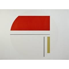 Red & White Tondo 7