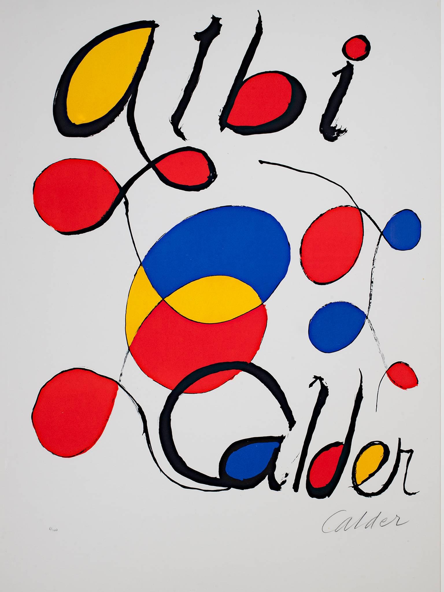 Alexander Calder Abstract Print - Albi Calder