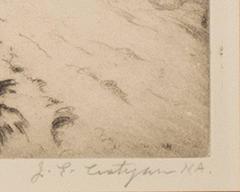 "When Day is Done, " an Original Etching signed by John Edward Costigan