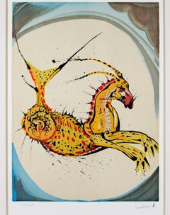 "Signs of the Zodiac Series: Capricorn" a Original Litho signed by Salvador Dalí