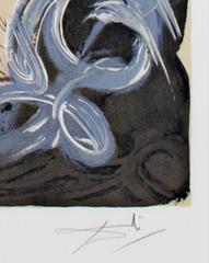 "Taurus" from Signs of the Zodiac Series, Original Color Litho signed by Dali