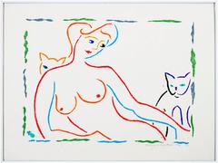 Nude and Cat #1