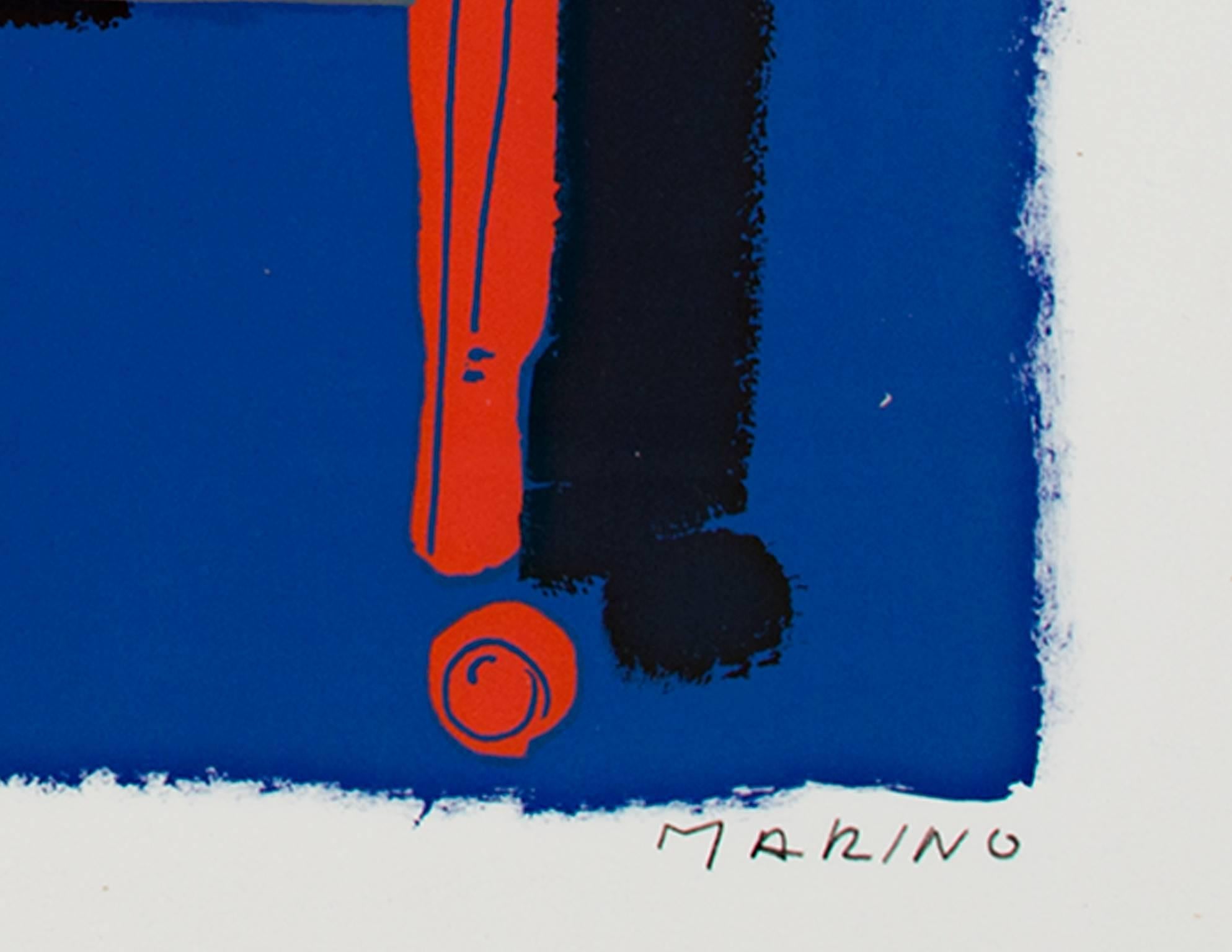 „Von der Serie Cheval et Chevalier“, eine Lithographie, signiert von Marino Marini im Angebot 1