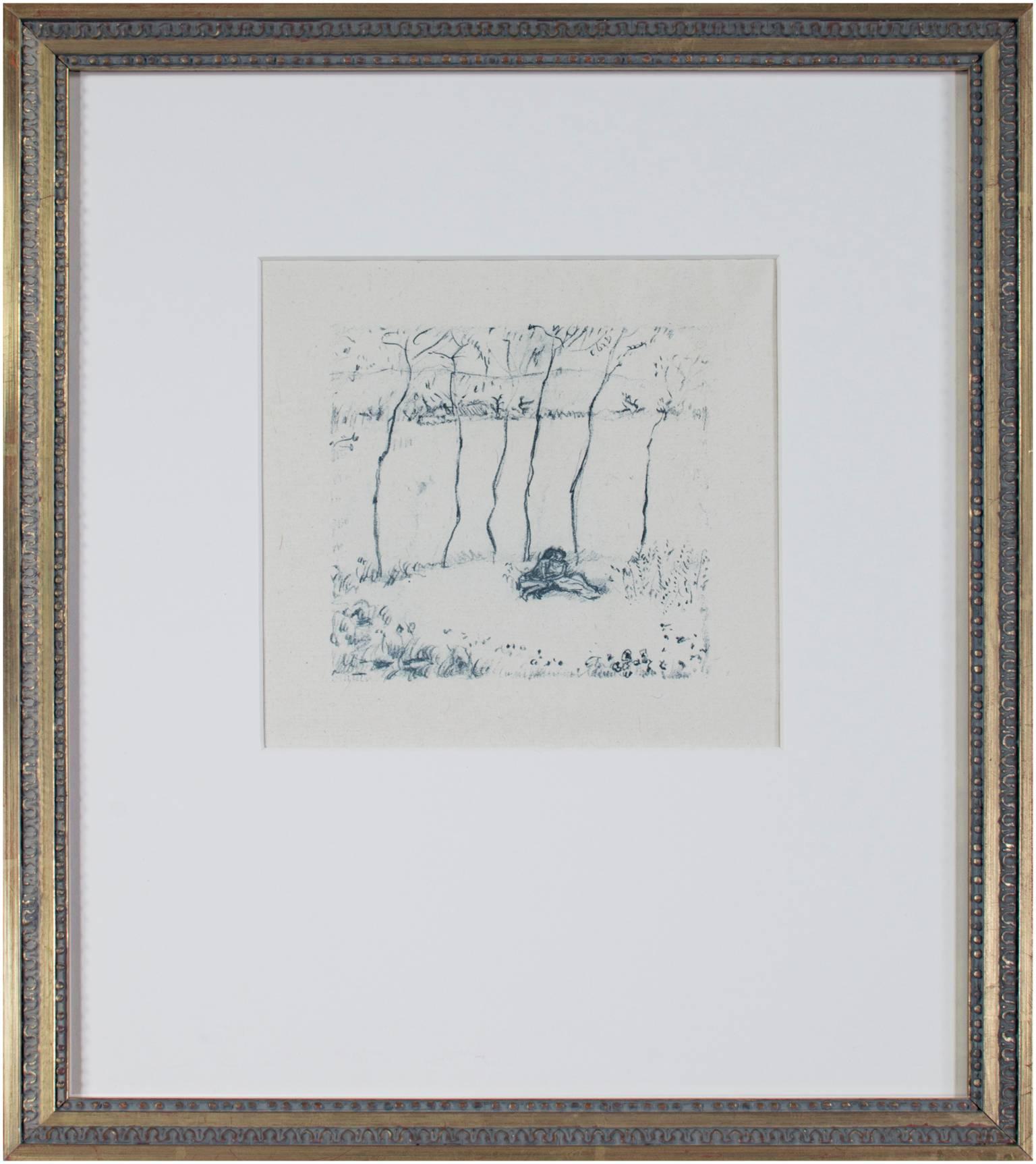 „Daphnis et Chloe – Die Liebhaber“, eine Originallithographie von Pierre Bonnard im Angebot 3