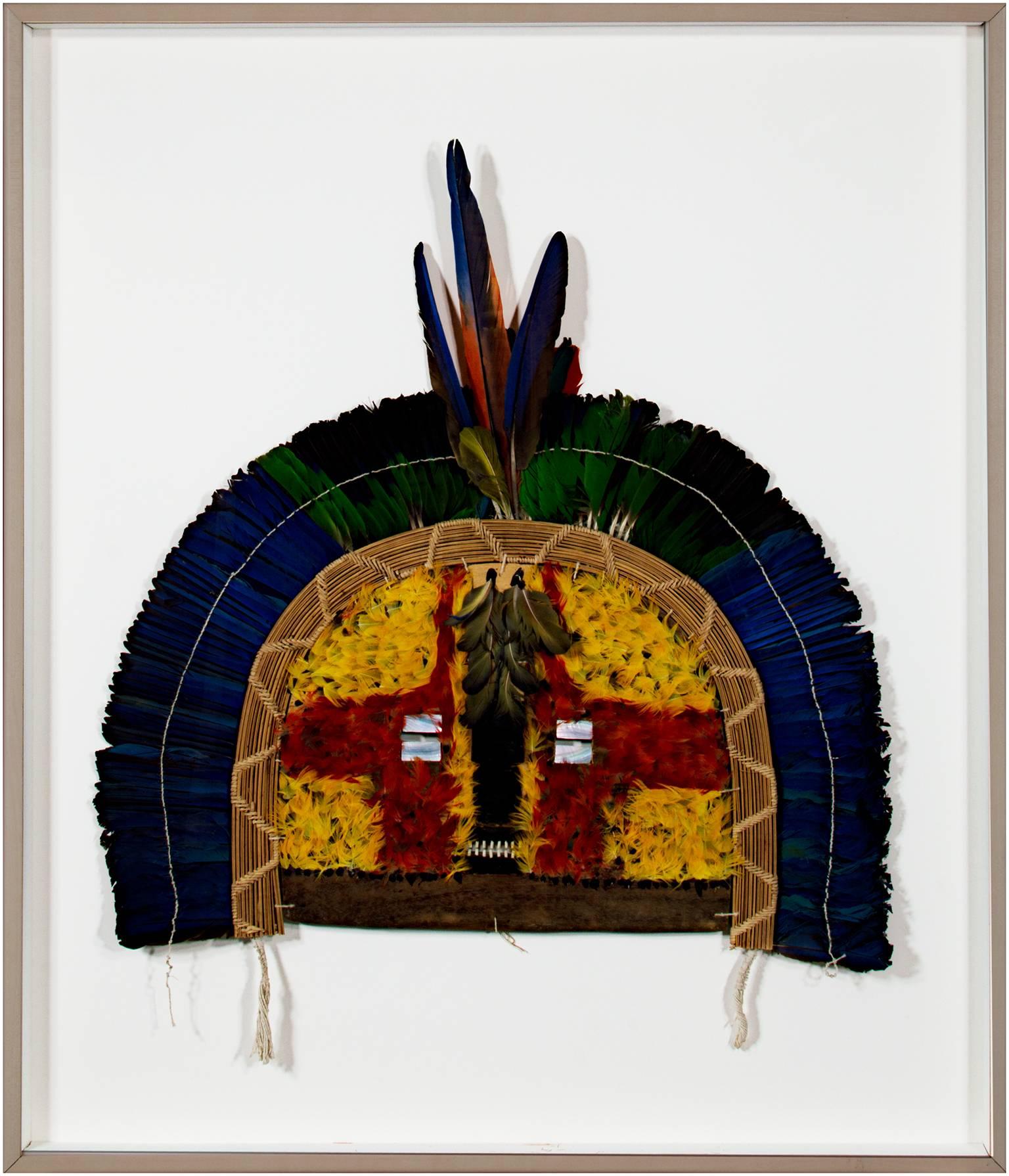 cara grande feather mask