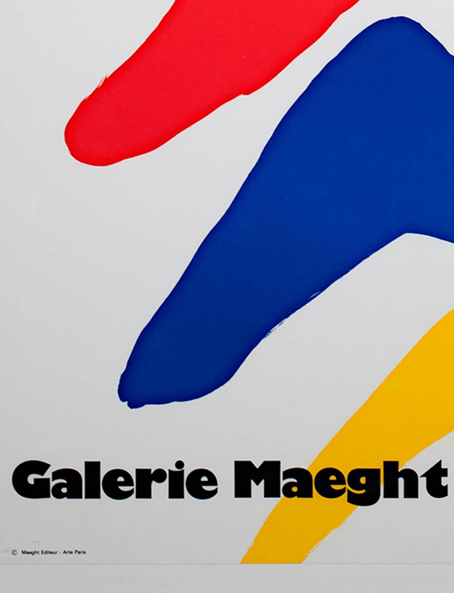 Original-Lithographieplakat „Stabiles“ nach Alexander Calder, Galerie Maeght im Angebot 2