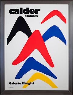 'Stabiles' original lithograph poster after Alexander Calder, Galerie Maeght