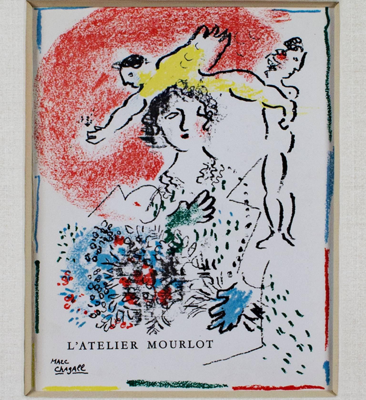 Marc Chagall Figurative Print - L'Atelier Mourlot Cover