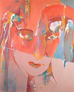 "Princess Diana, " an Oil Canvas signed by Alayna Rose