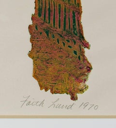 "Seta", collage en color firmado por Faith Taylor