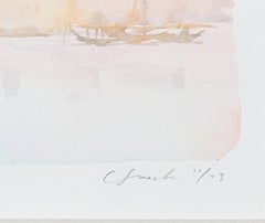 „Salute – Venedig, Italien“, ein Aquarell, signiert von Craig Lueck