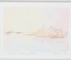 "Salute - Venice, Italy, " a Watercolor signed by Craig Lueck